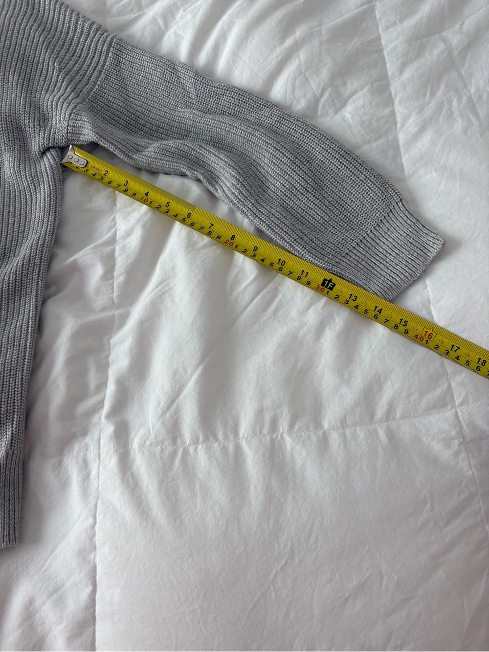 J.Crew light gray slouchy cotton cashmere blend cardigan sweater XS - Picture 4 of 11